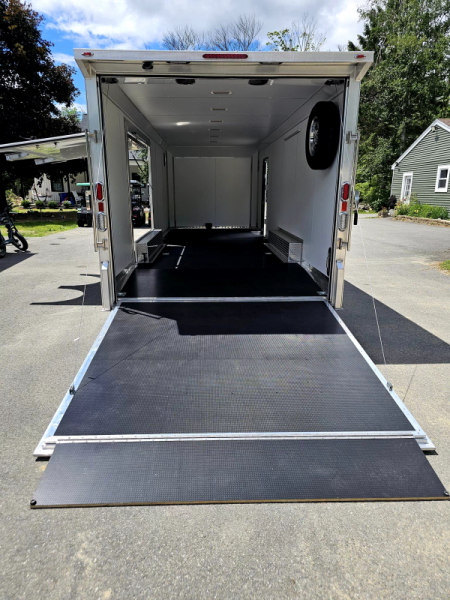 New 2024 8.5X24 Legend tmr enclosed race car trailer loaded with options aluminum - Legend Trailers