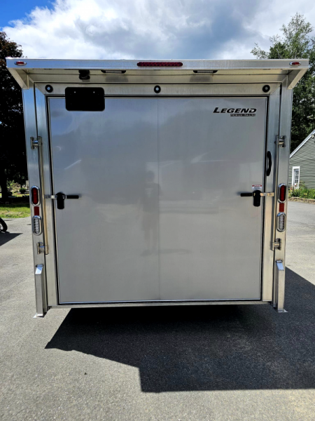 New 2024 8.5X24 Legend tmr enclosed race car trailer loaded with options aluminum - Legend Trailers