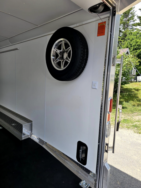 New 2024 8.5X24 Legend tmr enclosed race car trailer loaded with options aluminum - Legend Trailers