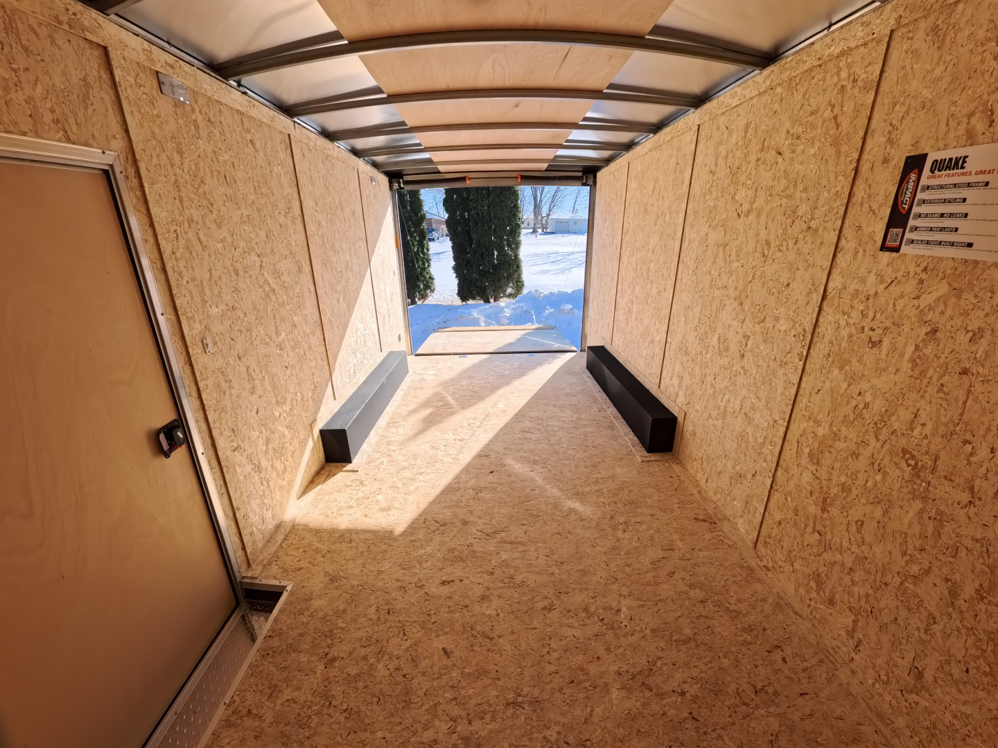 New 2026 Formula Trailers 8.5 x 16 x 7 Formula Traverse Flat Top V-Nose Car Hauler, Black, Aluminum Rims, Rock Guard