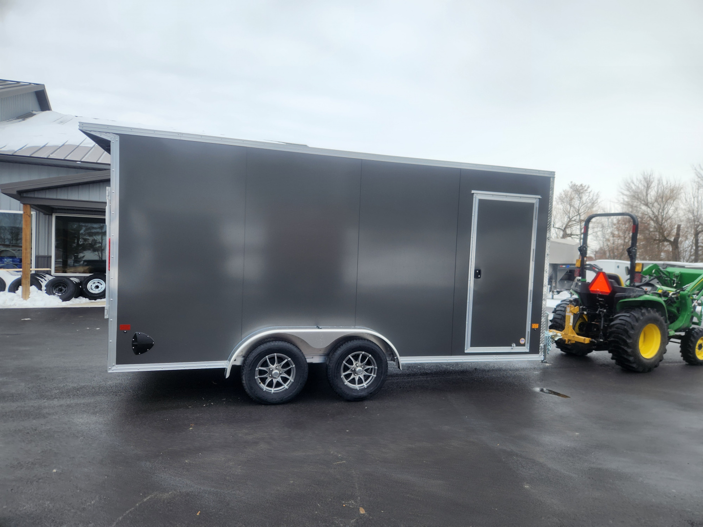 New 2026 ALCOM EZEC7.4X16IF Cargo / Enclosed Trailer