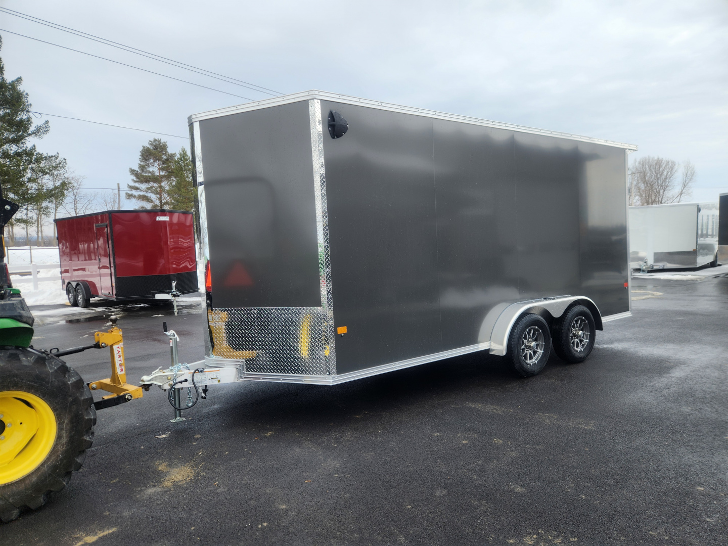 New 2026 ALCOM EZEC7.4X16IF Cargo / Enclosed Trailer