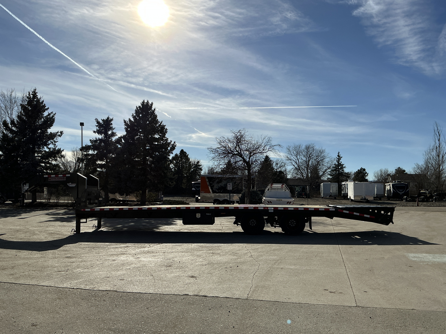 Used 2024 Midsota NFB32-GN-259 Flatbed Trailer