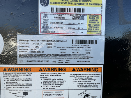 Used 2024 Midsota NFB32-GN-259 Flatbed Trailer