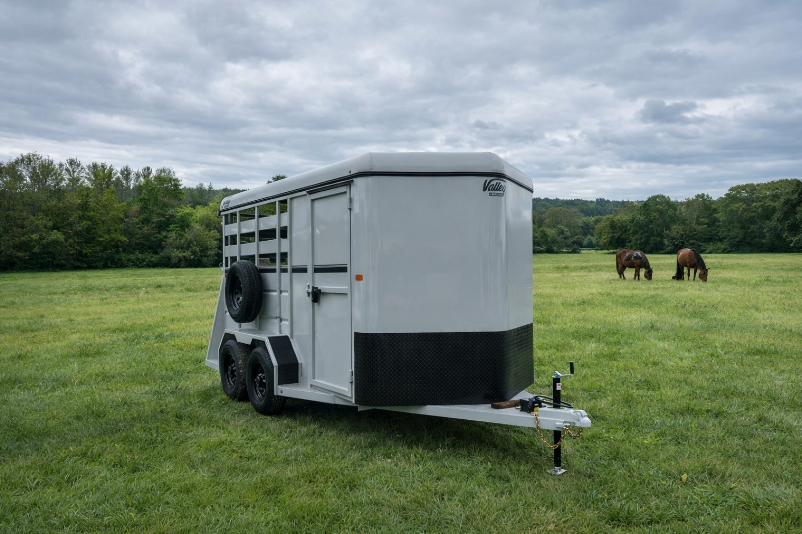 New 2026 Valley 2 HORSE SLANT LOAD COMBO STANDARD 7' Tall