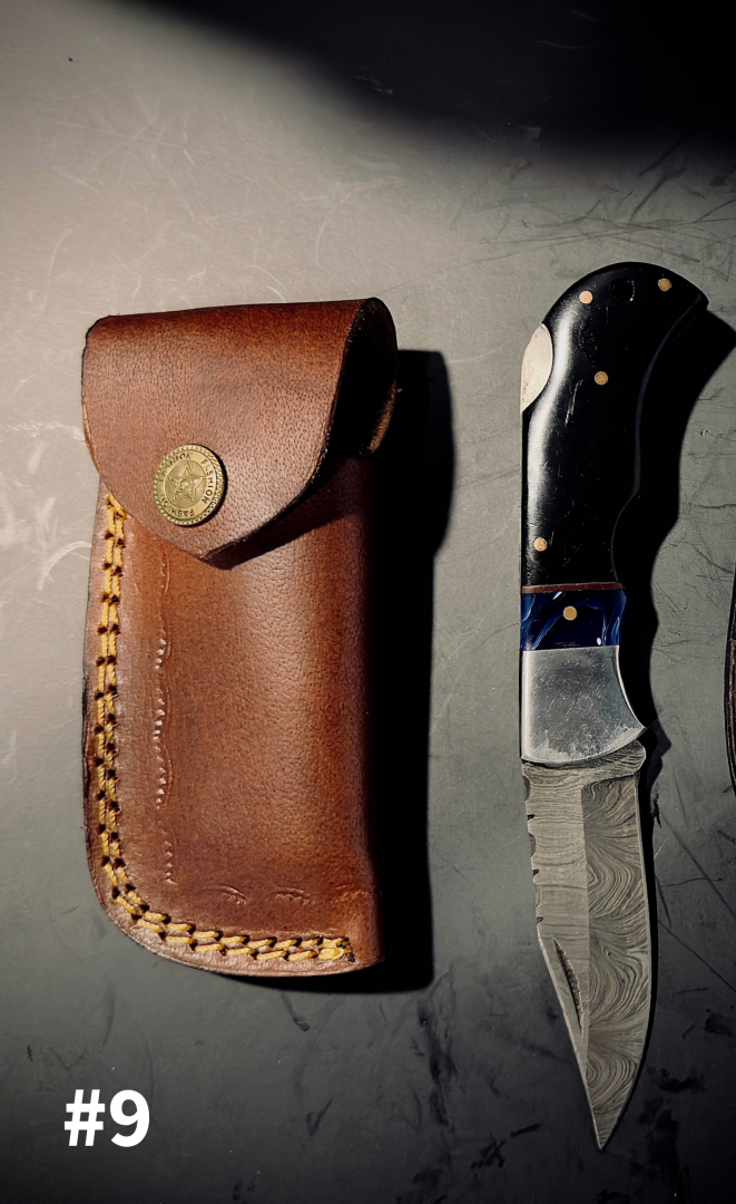 New 2026 GTS Damascus Steel Pocket Knives Accessories