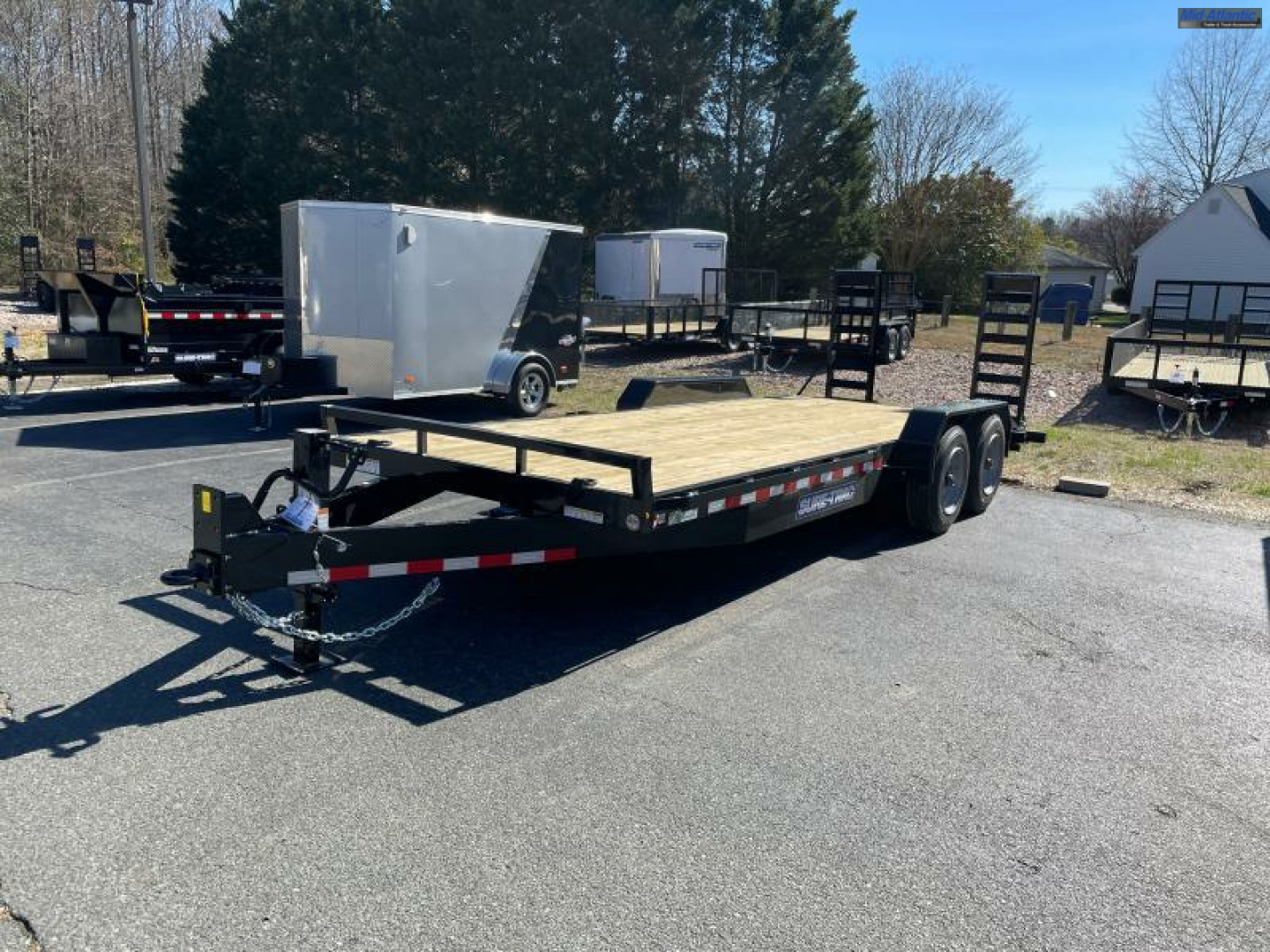 New 2023 Sure-Trac 7 x 20 (18+2) Equipment Trailer  16K