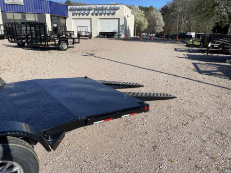 New 2025 Sure-Trac 7 x 20 Steel Deck Car Hauler  10k