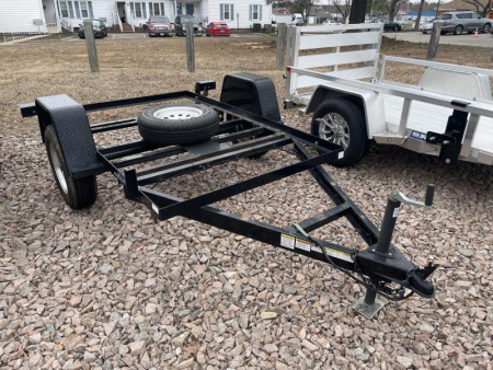 Used 2013 Holmes 5x8 Flat Utility Trailer