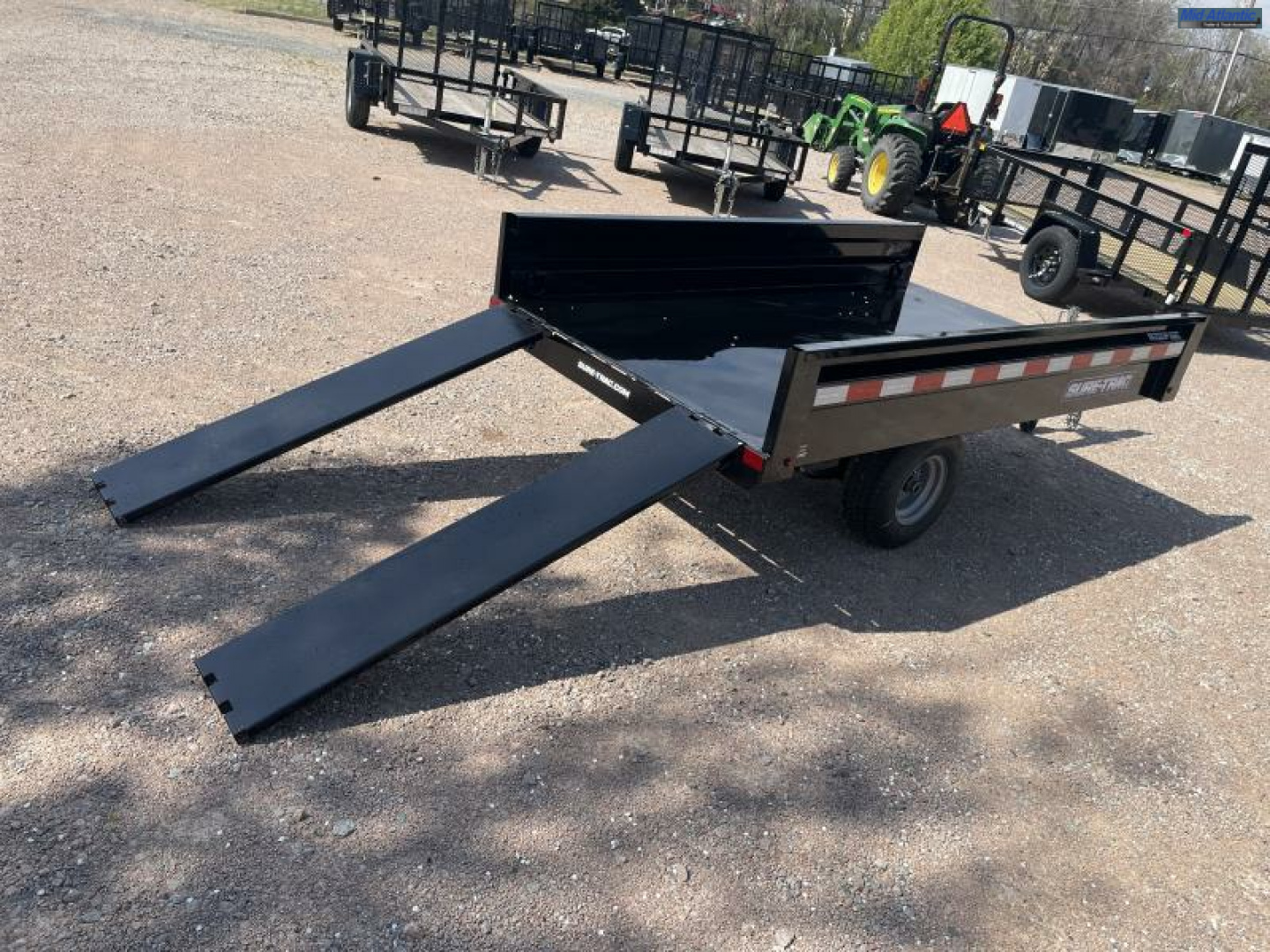 New 2025 Sure-Trac 4.5 x 8ft Utility Dump Trailer