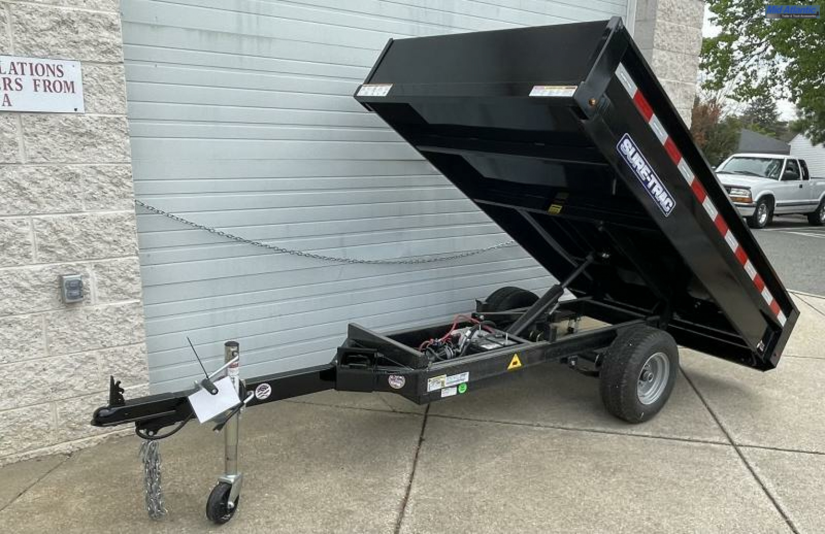 New 2025 Sure-Trac 4.5 x 8ft Utility Dump Trailer