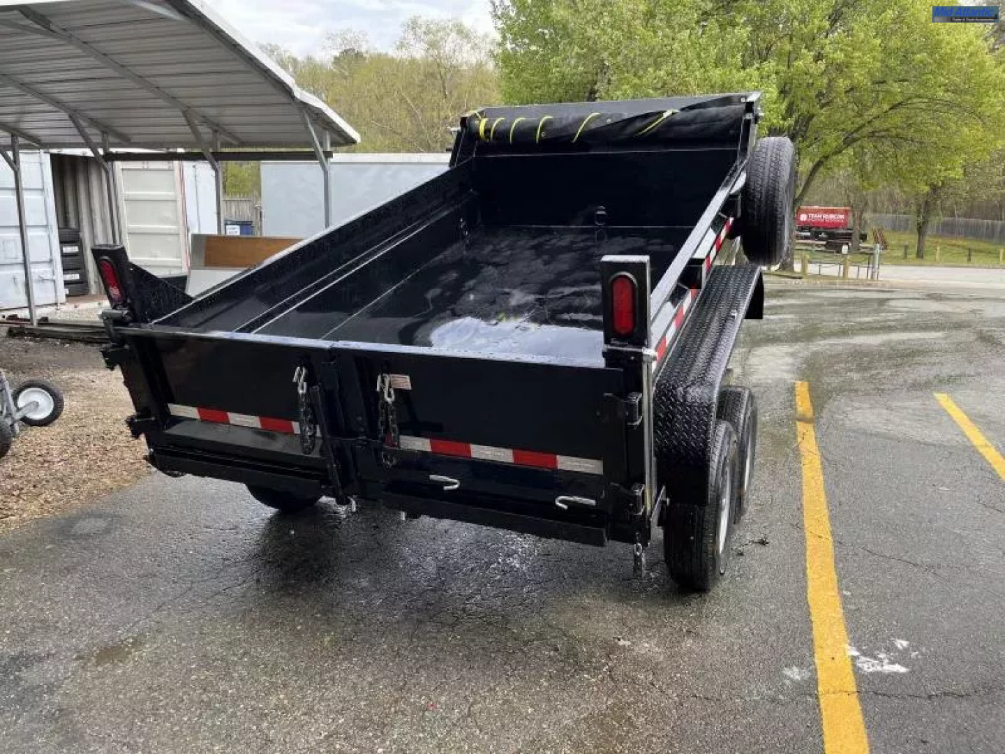 New 2025 Sure-Trac 82 IN x 12 HD Low Profile Dump Trailer  14K Telescopic