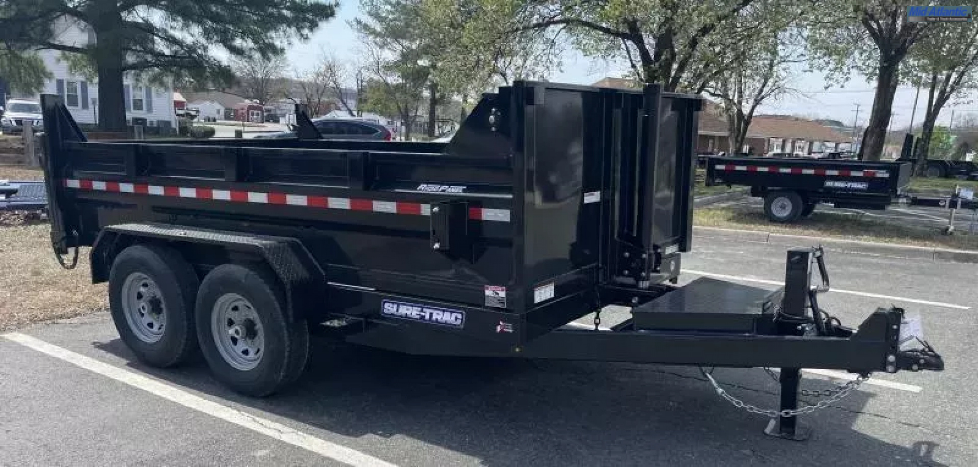 New 2025 Sure-Trac 82 IN x 12 HD Low Profile Dump Trailer  14K Telescopic