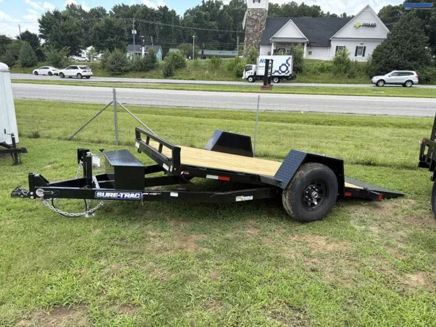 New 2025 Sure-Trac 78 IN x 12 Single Axle Tilt Bed Equipment Trailer  7.8K