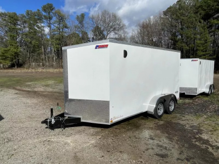 New 2025 Pace American 7x14 Enclosed Trailer