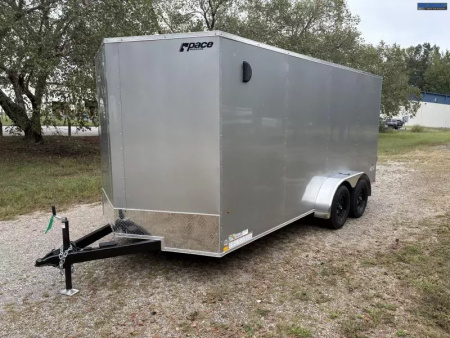 New 2025 Pace American 7x16 Enclosed Trailer