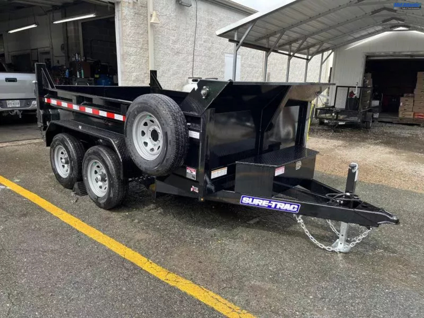 New 2026 Sure-Trac 6 x 10 SD Low Profile Dump Trailer  10K Single Ram