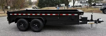 New 2026 Punch Trailers 7x14  14k Dump Trailer