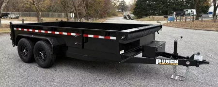 New 2026 Punch Trailers 7x14  14k Dump Trailer