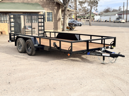 New 2026 Load Trail 7-16 Tandem Axle Ramp Gate Utility 7K GVWR