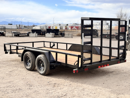 New 2026 Load Trail 7-16 Tandem Axle Ramp Gate Utility 7K GVWR