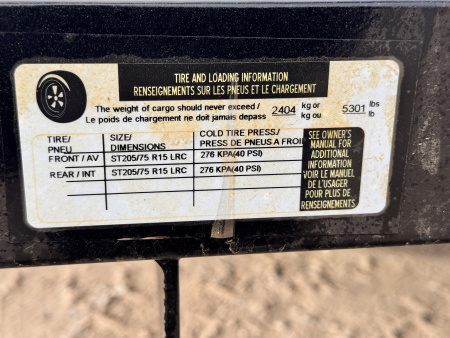 New 2026 Load Trail 7-16 Tandem Axle Ramp Gate Utility 7K GVWR