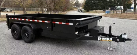 New 2026 Punch Trailers 7x14  14k Dump Trailer