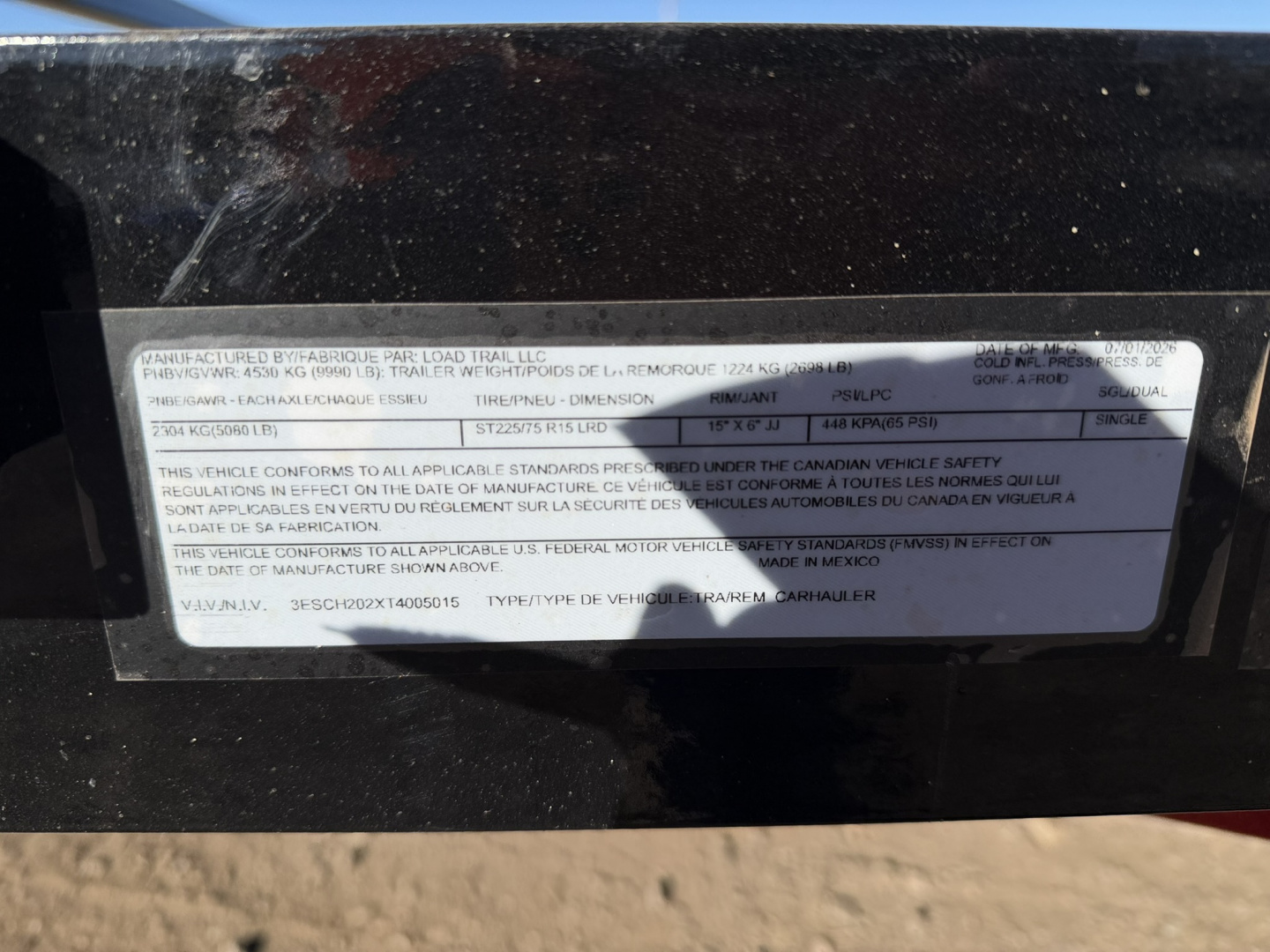 New 2026 Load Trail 7-20 Heavy Duty Car Hauler 10K GVWR