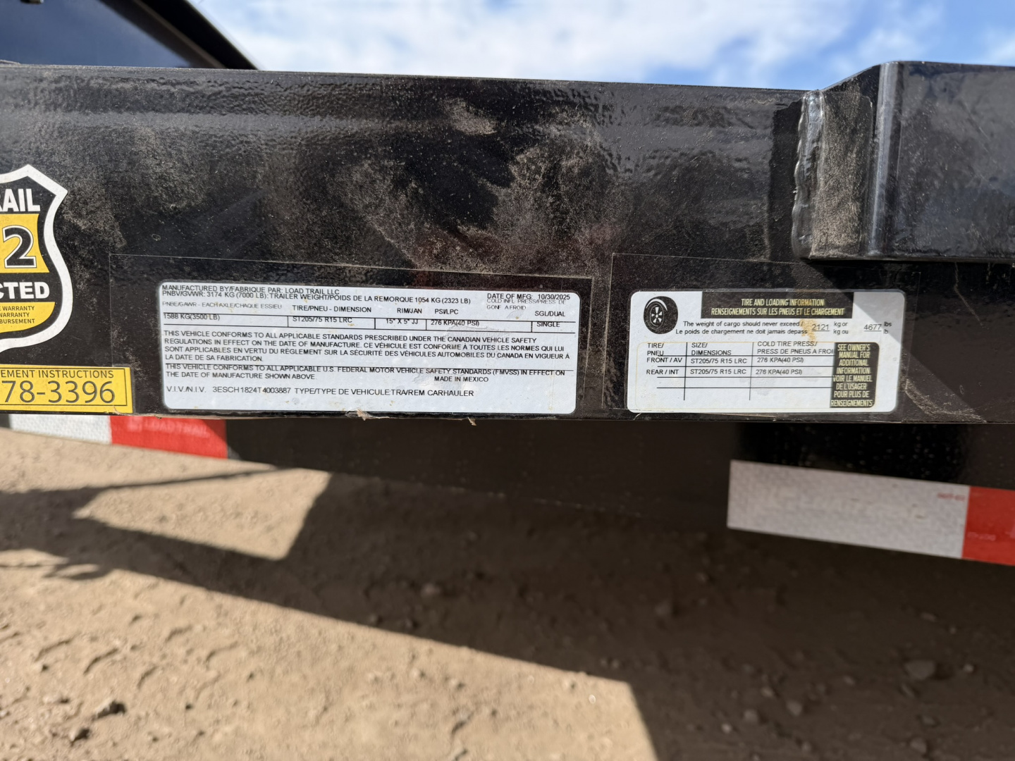 New 2026 Load Trail 7-18 Car Hauler 7K GVWR