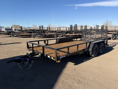 New 2026 Load Trail 7-16 Tandem Axle Ramp Gate Utility 7K GVWR