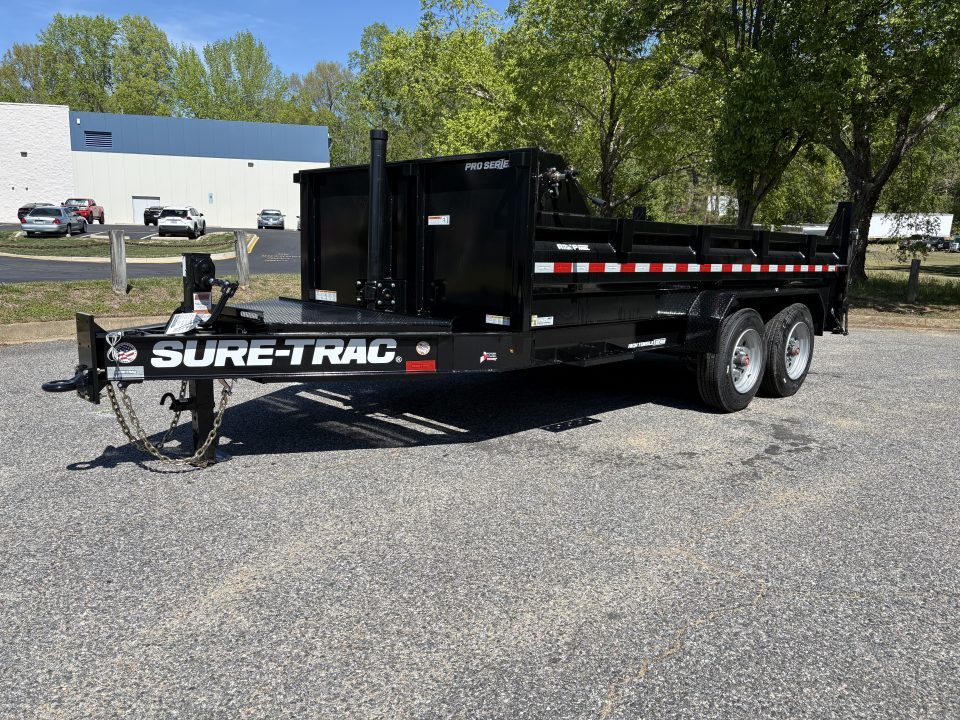New 2026 Sure-Trac 7 x 14 Pro Series Telescopic Dump 17.6K