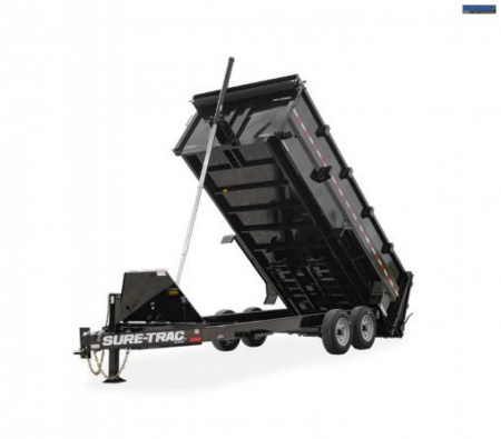 New 2026 Sure-Trac 7 x 14 Pro Series Telescopic Dump 17.6K