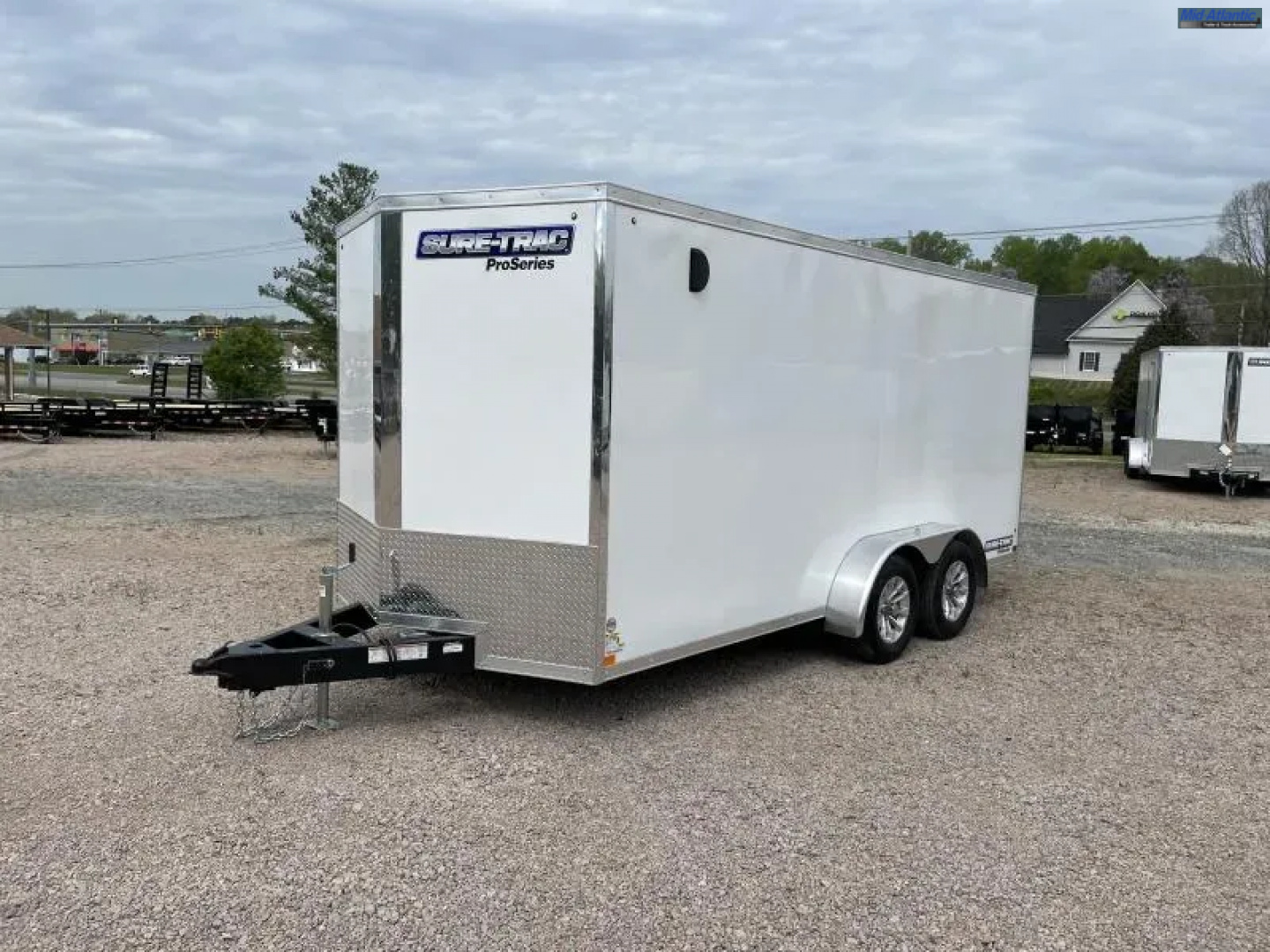 New 2026 Sure-Trac 7 x 16 Pro Series Enclosed Wedge Cargo Trailer  TA 7K