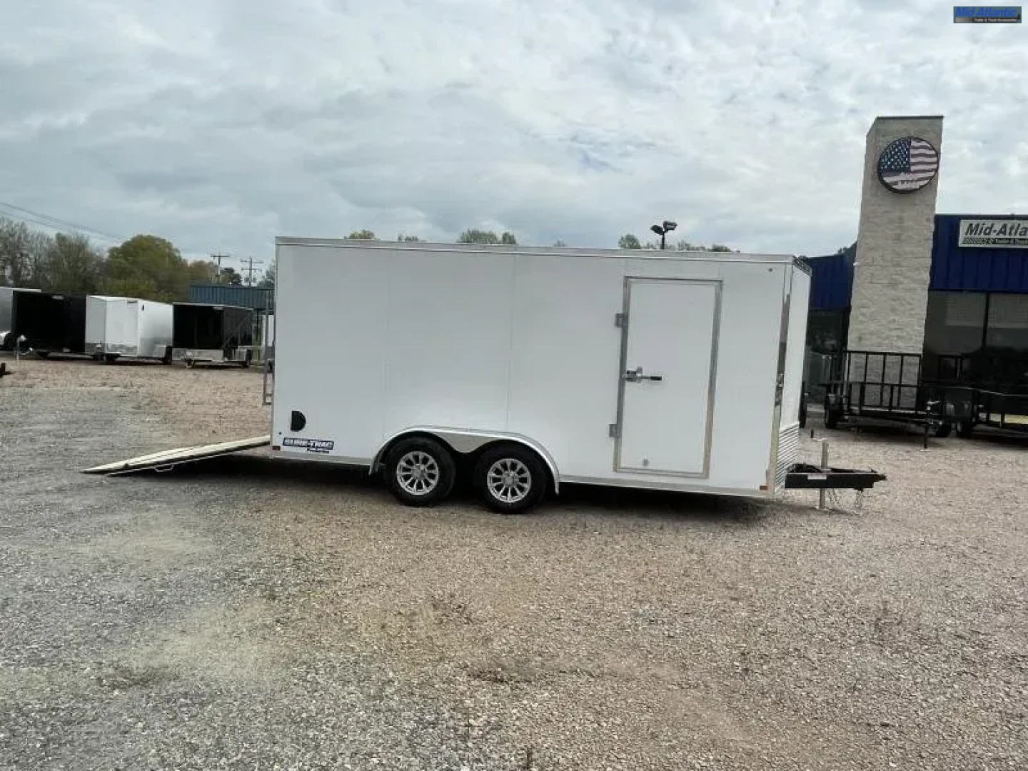 New 2026 Sure-Trac 7 x 16 Pro Series Enclosed Wedge Cargo Trailer  TA 7K