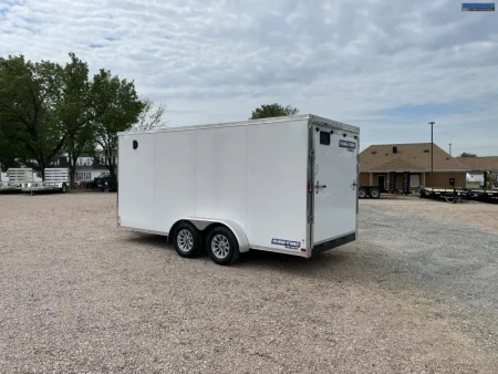 New 2026 Sure-Trac 7 x 16 Pro Series Enclosed Wedge Cargo Trailer  TA 7K