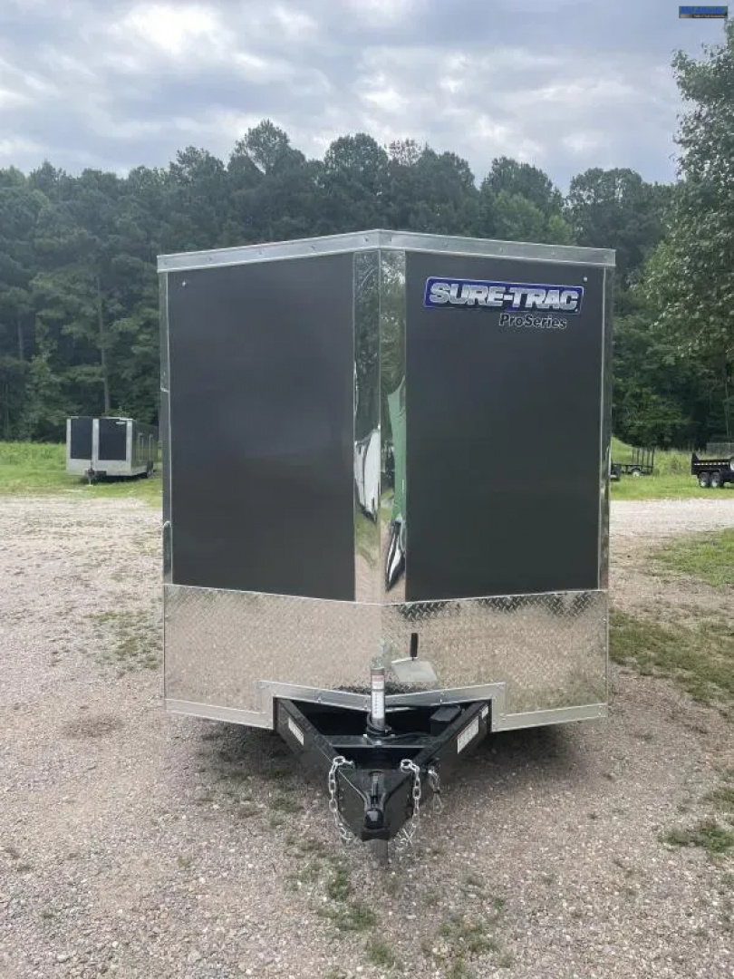 New 2026 Sure-Trac 7 x 16 Pro Series Enclosed Wedge Cargo Trailer  TA 7K