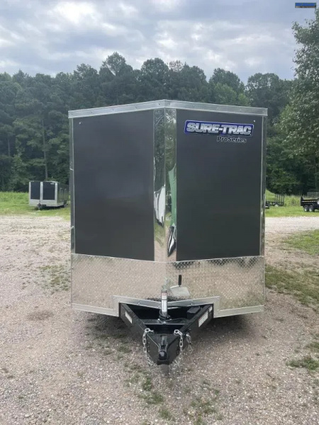 New 2026 Sure-Trac 7 x 16 Pro Series Enclosed Wedge Cargo Trailer  TA 7K