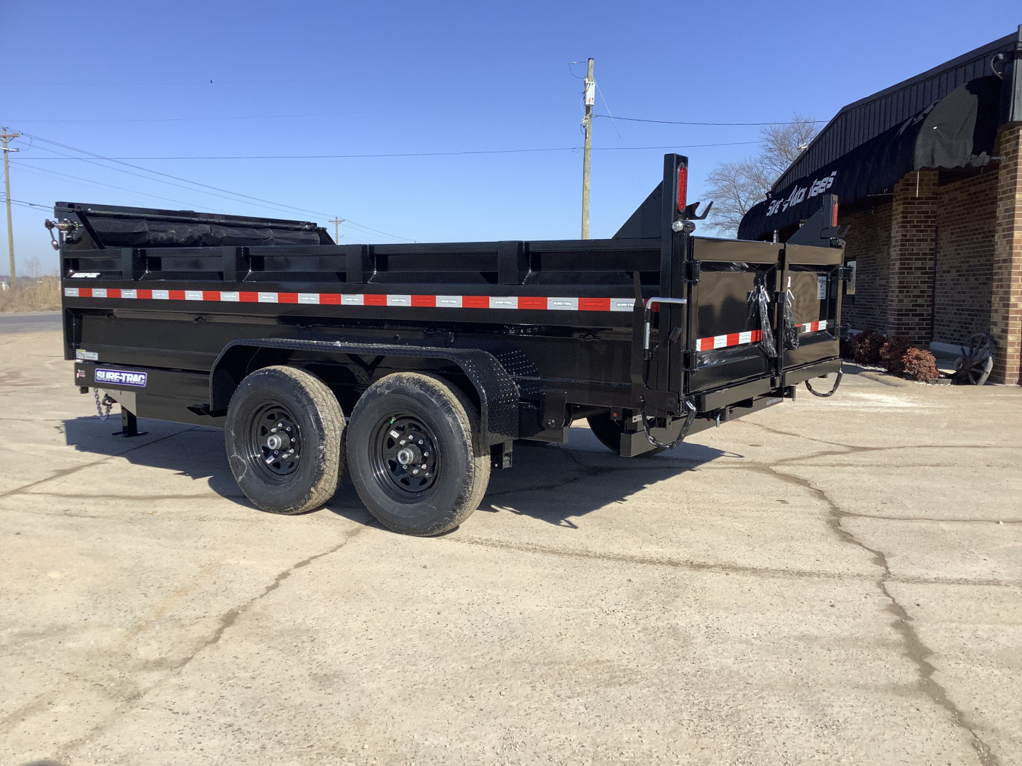 New 2026 Sure-Trac Sure-Trac 7x14 (14K) Telescopic Dump Trailer