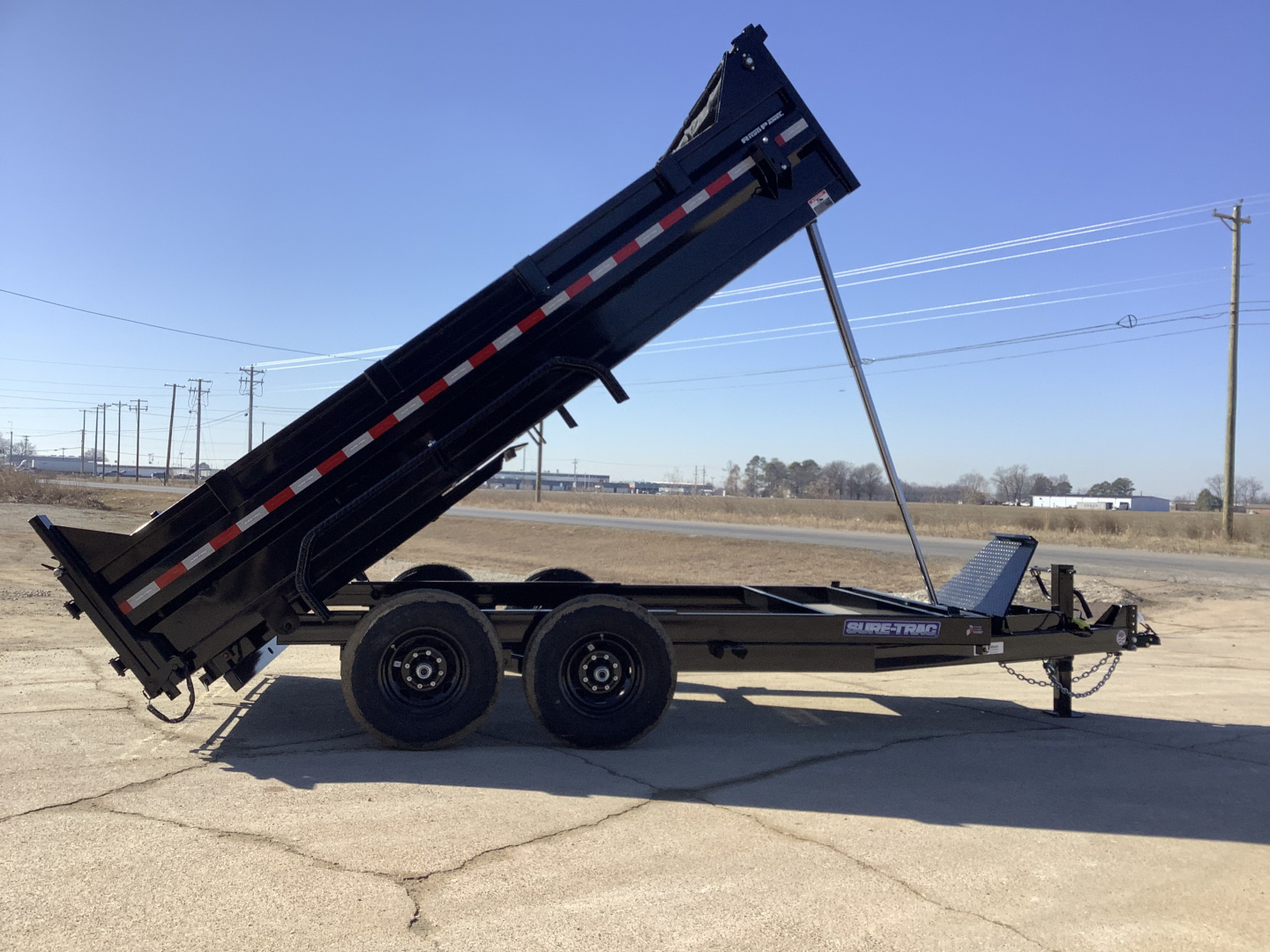 New 2026 Sure-Trac Sure-Trac 7x14 (14K) Telescopic Dump Trailer
