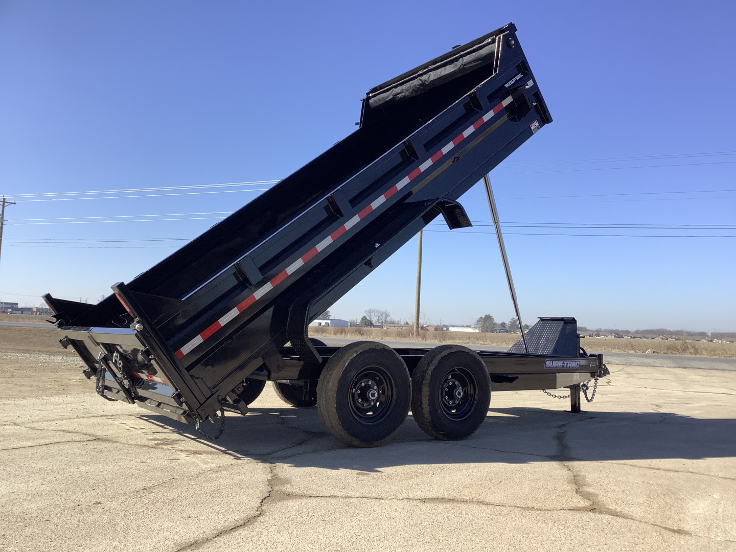 New 2026 Sure-Trac Sure-Trac 7x14 (14K) Telescopic Dump Trailer