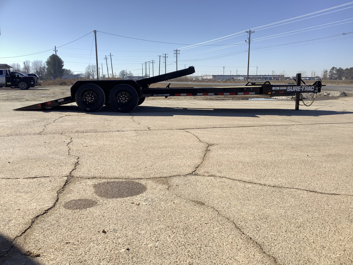 New 2026 Sure-Trac Pro Series 82x22 (17.6K) Tilt Equipment Trailer