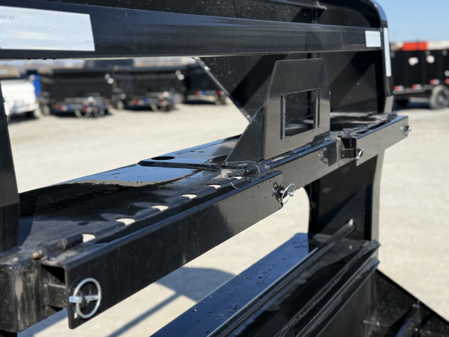 New 2026 RawMaxx G7X 83X24 GOOSENECK TILT W/14 PLY TIRES AND RHINO LINER ON FENDERS 14K GVWR Tilt Trailer