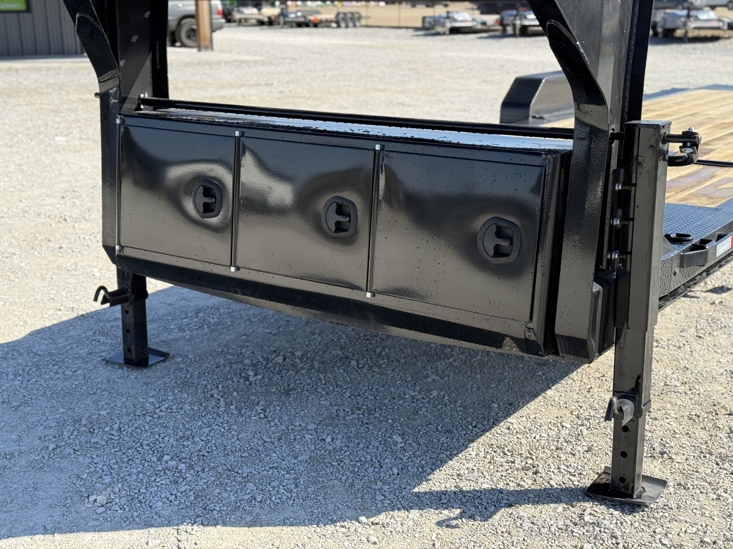 New 2026 RawMaxx G7X 83X24 GOOSENECK TILT W/14 PLY TIRES AND RHINO LINER ON FENDERS 14K GVWR Tilt Trailer