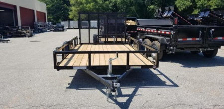 New 7 x 12 Sure-Trac Tube Top Utility Trailer 3k