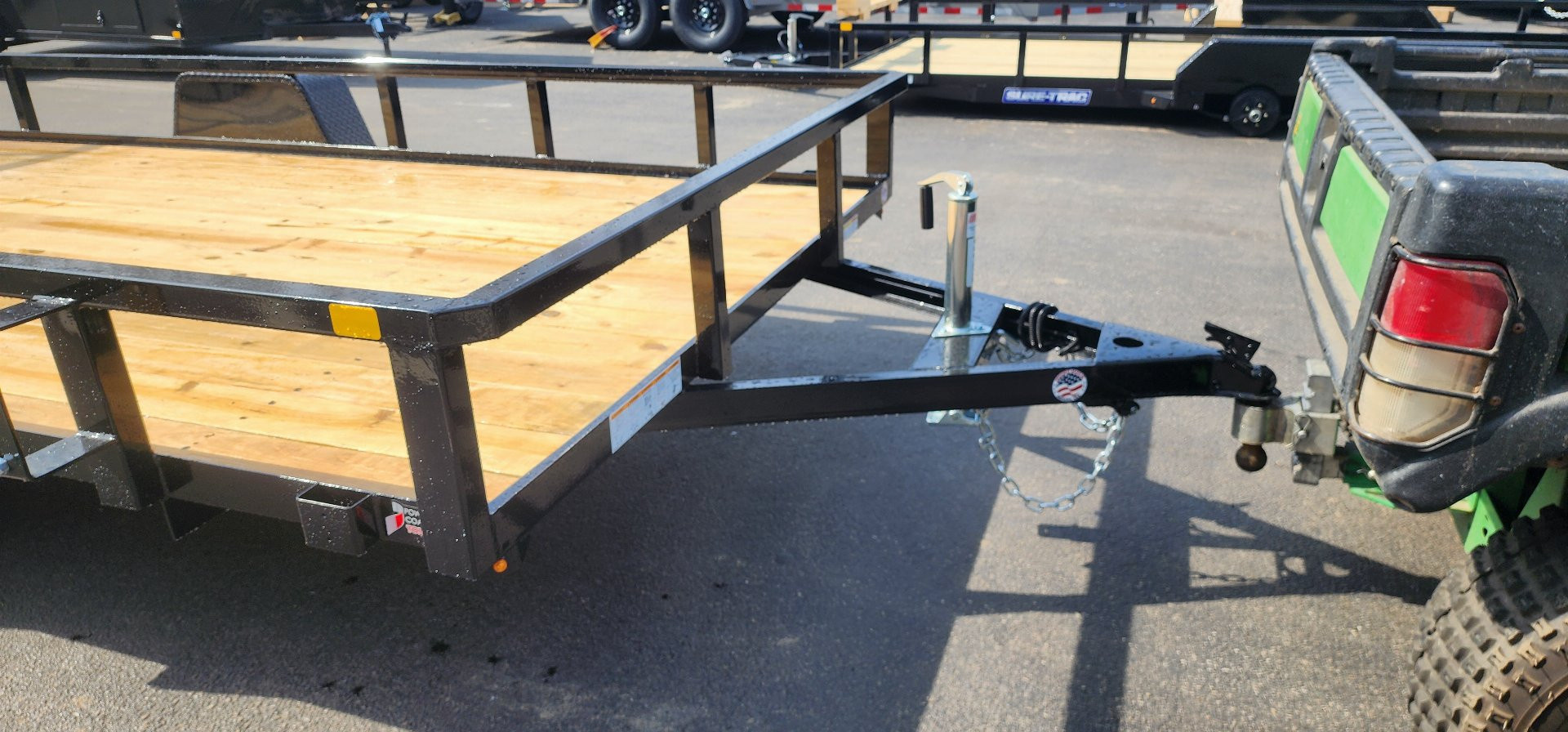 New 7 x 14 Sure-Trac Tube Top Utility Trailer 3k