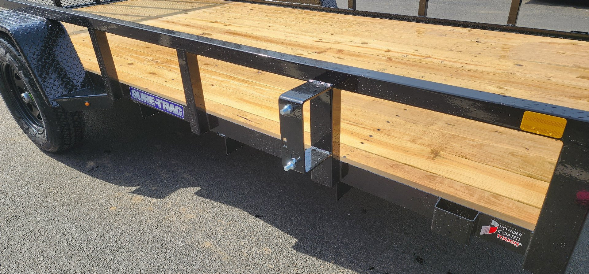 New 7 x 14 Sure-Trac Tube Top Utility Trailer 3k