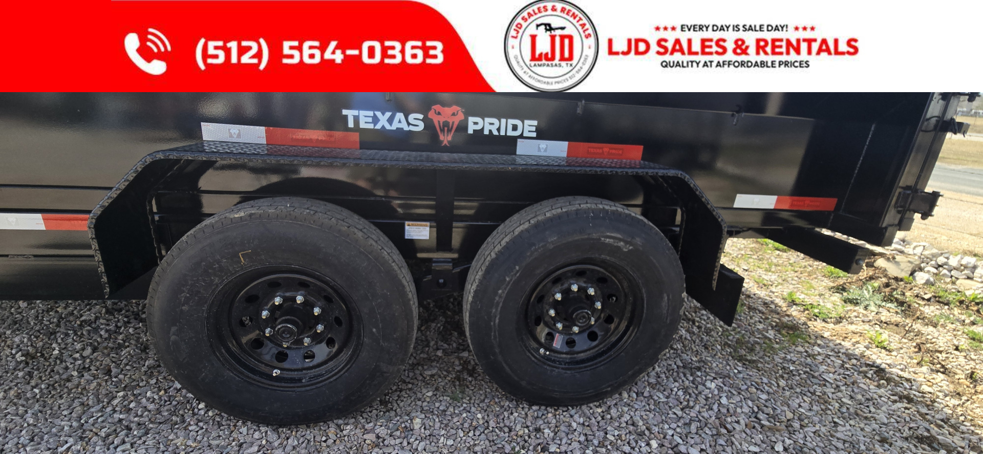 New 2026 Texas Pride 7' x 14' x 2' Dump Trailer - 14K GVWR -