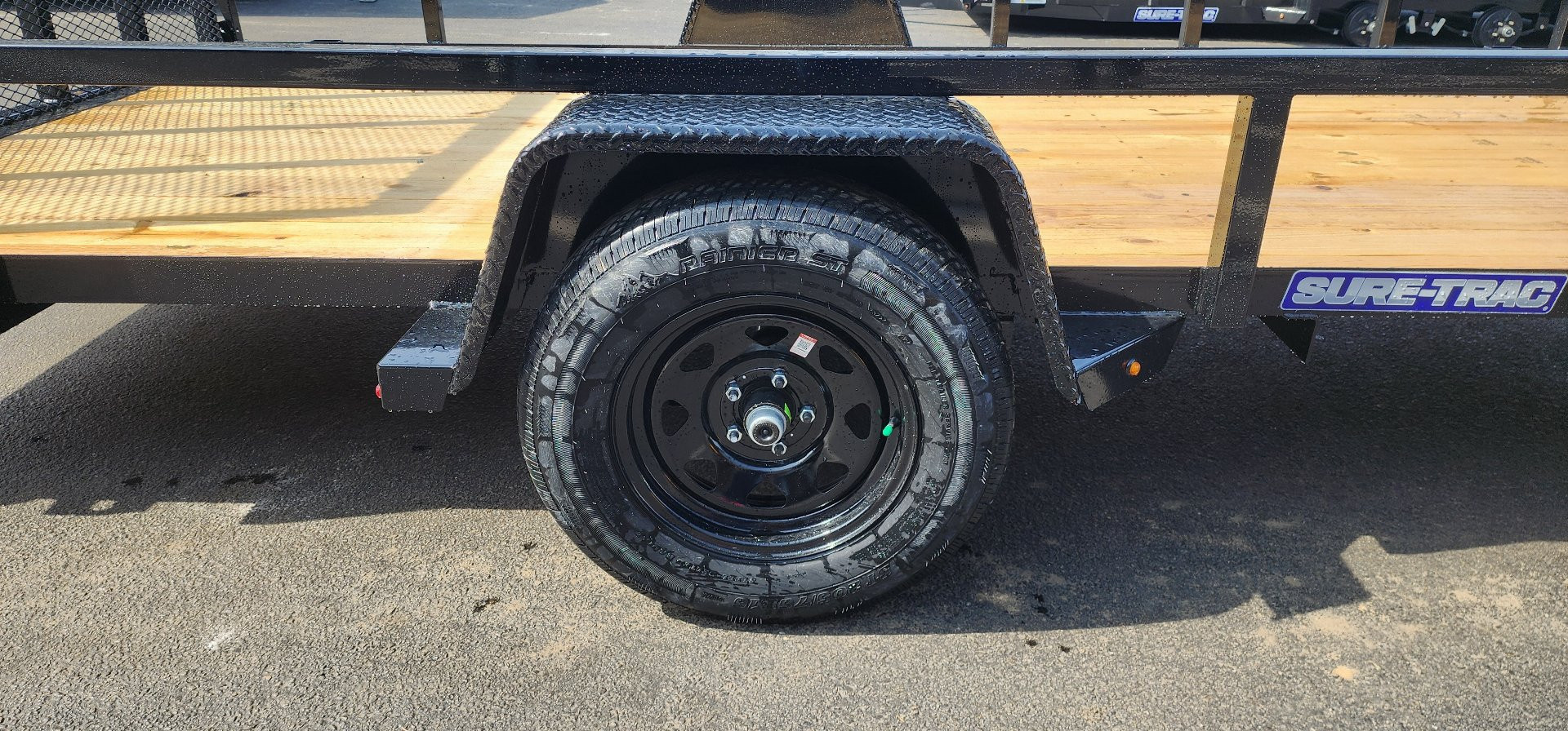 New 7 x 14 Sure-Trac Tube Top Utility Trailer 3k