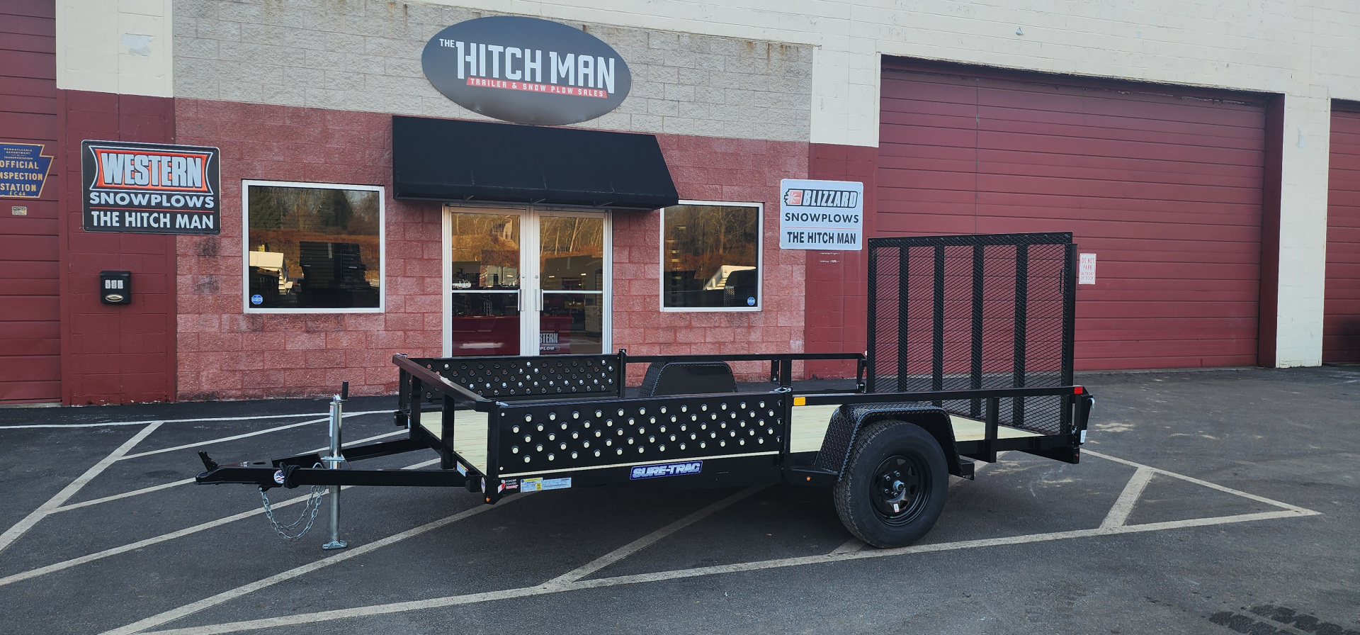 New 7 x 12 Sure-Trac ATV Tube Top Utility Trailer 3k