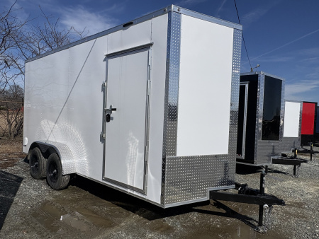 New 2026 NationCraft Trailers 7x16 Trailer w/ Ramp Door and Extar Height Cargo / Enclosed Trailer